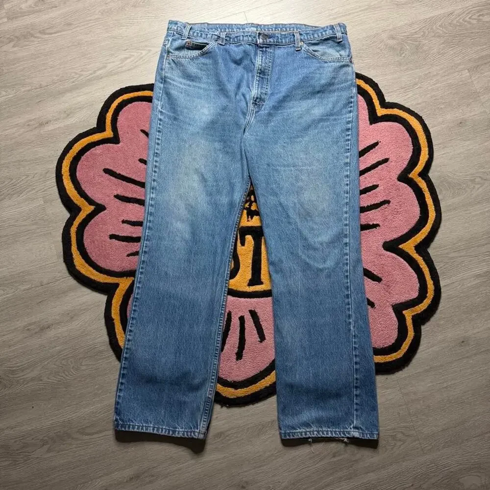 Vintage 80’s Levi’s Orange Tab Regular Straight Fit Denim Jeans 42x32 (40x31)